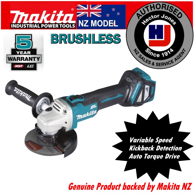 18V LXT Grinding Polishing Sanding: Makita 18V Brushless 125mm V/S .